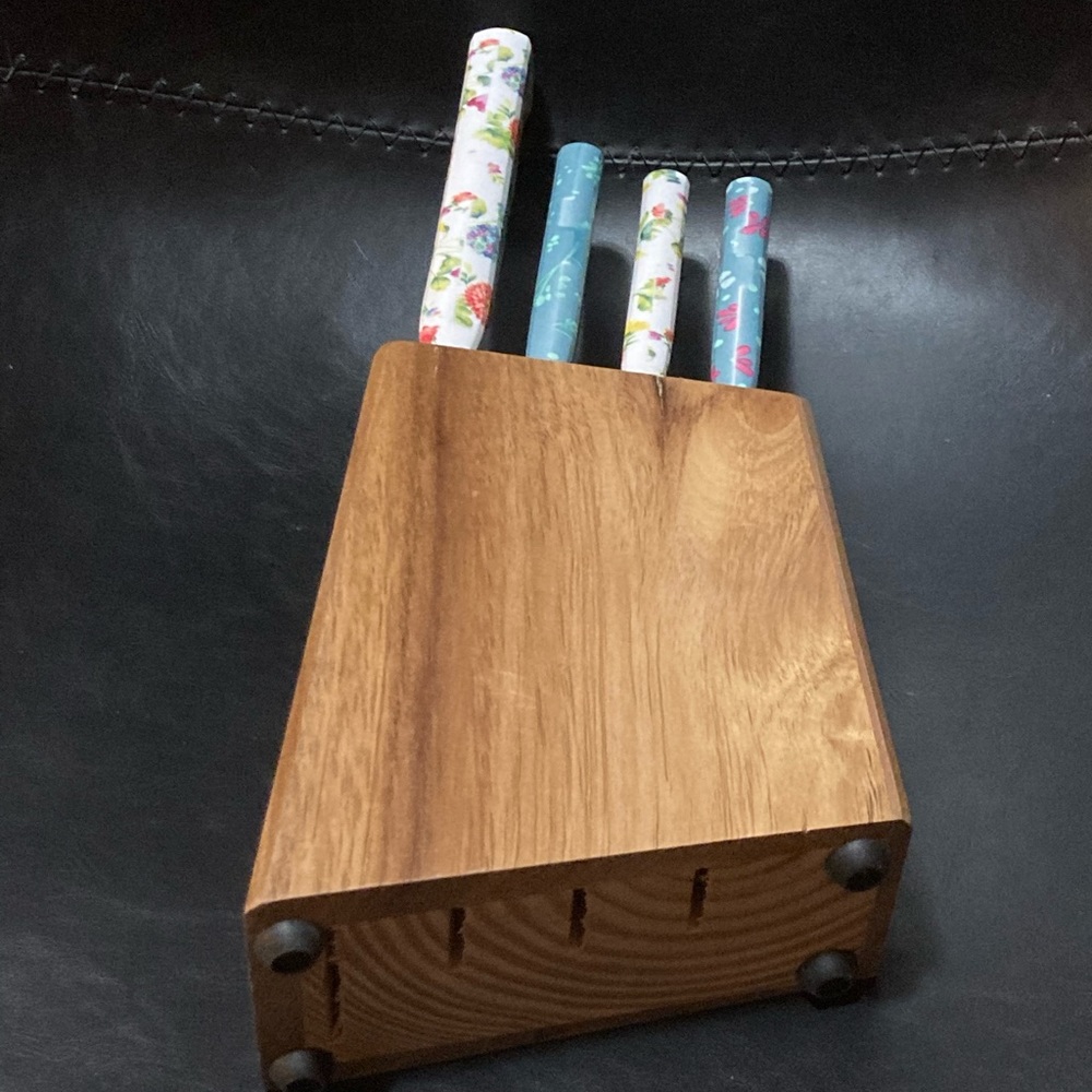 🔪Pioneer Woman Cutlery Set with Wooden Block 🔪 - Picture 9 of 11